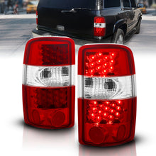 Cargar imagen en el visor de la galería, ANZO 2000-2006 Chevrolet Suburban luces traseras LED rojo/transparente