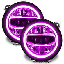 Load image into Gallery viewer, Oracle Jeep Wrangler JL/Gladiator JT RGB+W Headlight DRL Upgrade Kit - ColorSHIFT 2 SEE WARRANTY