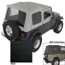 Cargar imagen en el visor de la galería, Rugged Ridge S-Top Door Skins Black Tinted Windows 88-95 Jeep Wrangler YJ