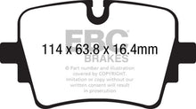 Load image into Gallery viewer, EBC 14+ Jaguar F-Type (Cast Iron Rotors Only) 5.0 Supercharged (490) Redstuff Rear Brake Pads