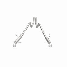 Cargar imagen en el visor de la galería, Magnaflow 2014 Ford Mustang V6 3.7L Comp Series Dual Split Rear Polished Stainless C/B Perf Exhaust