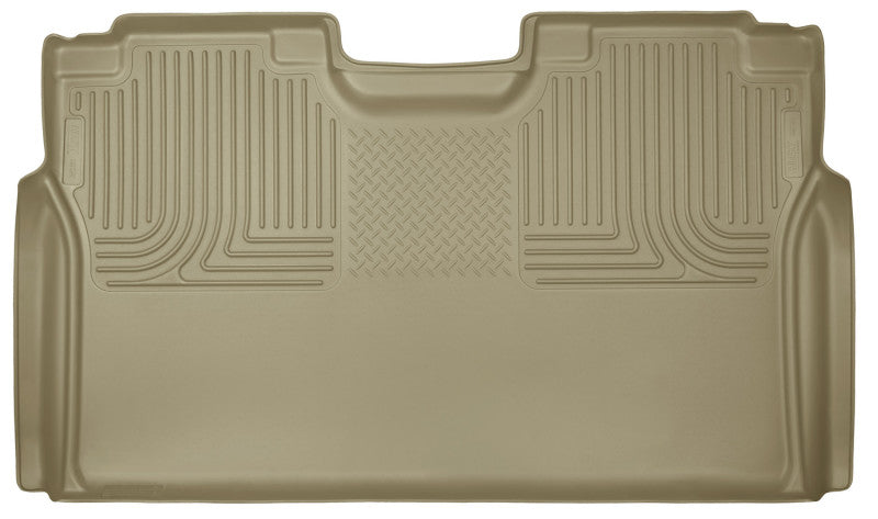 Husky Liners 15 Ford F-150 SuperCrew Cab WeatherBeater Tan Revestimiento del piso del segundo asiento