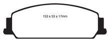 Cargar imagen en el visor de la galería, EBC 08-10 Pontiac G8 3.6 Redstuff Front Brake Pads