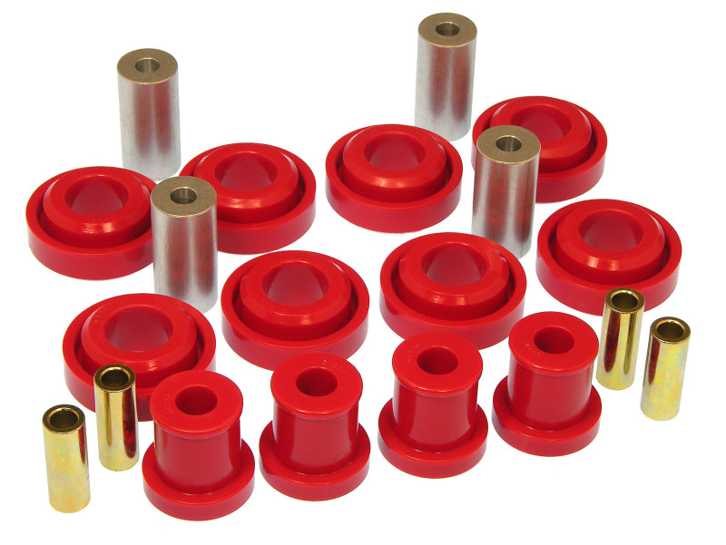 Bujes de brazo de control delantero Prothane Dodge Charger - Rojo