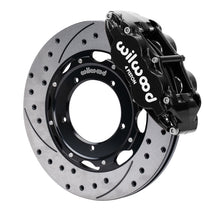 Cargar imagen en el visor de la galería, Wilwood 69-74 Porsche 911 Front Superlite Brake Kit 3in MT Drilled &amp; Slotted Face - Black