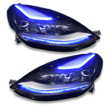 Cargar imagen en el visor de la galería, Oracle 2021+ Tesla Model 3 Dynamic ColorSHIFT  Headlight DRL Upgrade Kit SEE WARRANTY