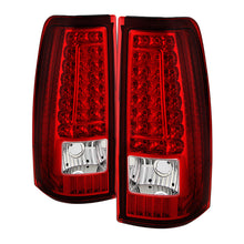 Cargar imagen en el visor de la galería, Xtune Chevy Silverado 1500-2500-3500 03-06 C-Shape LED Tail Lights Red Clear ALT-ON-CS03-G2-LED-RC