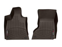 Cargar imagen en el visor de la galería, WeatherTech 14-16 Maserati Quattroporte Front FloorLiner - Cocoa (2 Grommet Style)