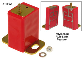 Prothane 66-72 Chrysler Early Model Trans Mount Bujes - Rojo