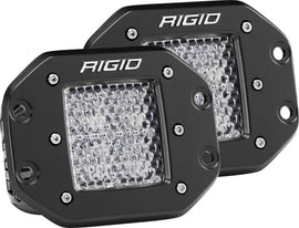 Rigid Industries Dually - Montaje empotrado - 60 grados. Lente - Juego de 2