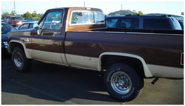 Bushwacker 73-91 Chevy Blazer Extend-A-Fender estilo bengalas 4 piezas - negro