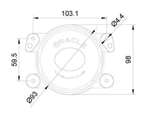 Cargar imagen en el visor de la galería, Oracle Jeep Wrangler JK/JL/JT High Performance W LED Fog Lights - Blue SEE WARRANTY