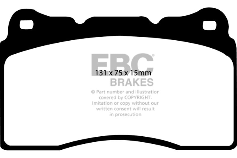 EBC 17-21 Honda Civic Type-R (FK8) Pastillas de freno delanteras Bluestuff