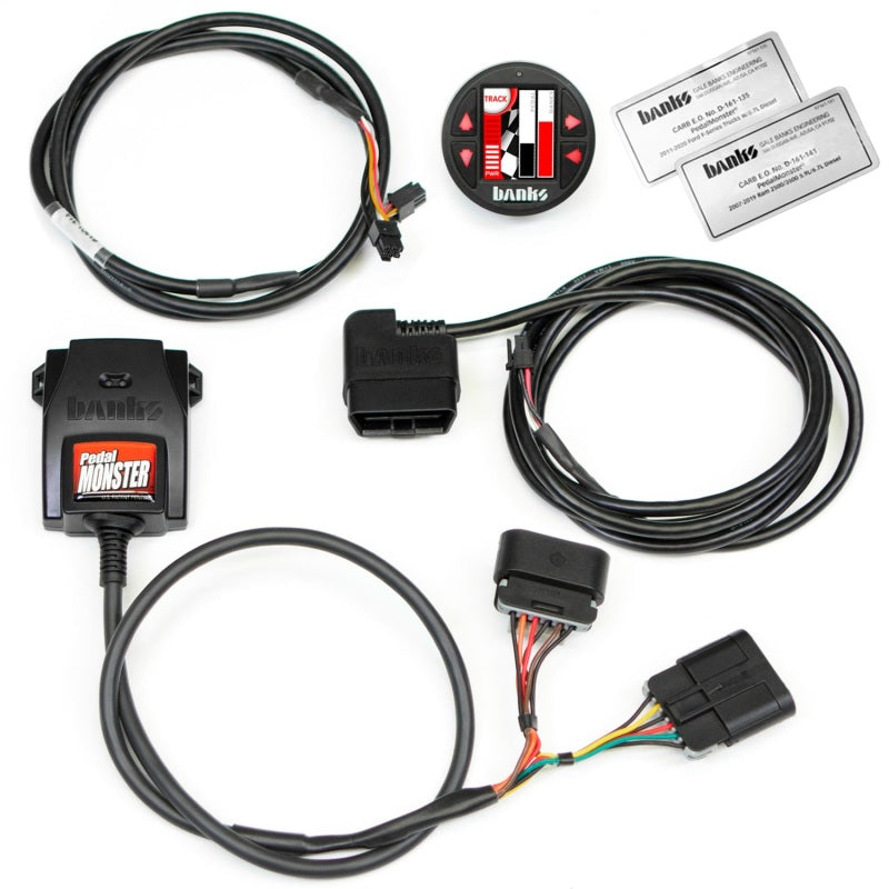 Kit Monster de pedal de potencia Banks con iDash 1.8 - Molex MX64 - 6 vías