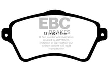 Cargar imagen en el visor de la galería, EBC 01-05 Land Rover Freelander 2.5 Pastillas de freno delanteras Greenstuff