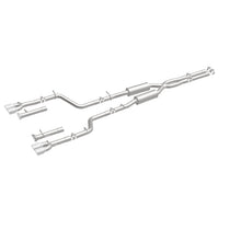 Cargar imagen en el visor de la galería, MagnaFlow Cat-Back, SS, 2.5 pulgadas, cuádruple trasero dividido con punta de 3.5 pulgadas 2015 Dodge Challenger R/T 5.7L