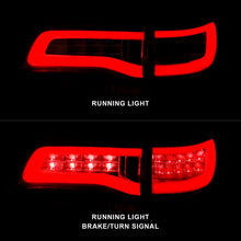 Cargar imagen en el visor de la galería, ANZO 2014-2016 Jeep Grand Cherokee luces traseras LED rojo/transparente