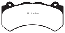 Cargar imagen en el visor de la galería, EBC 16+ Cadillac ATS-V 3.6 Twin Turbo Redstuff Front Brake Pads