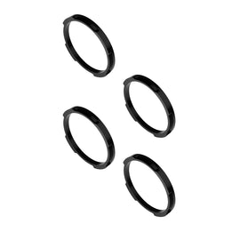 Kit de bisel de barra de luz LED KC HiLiTES FLEX ERA para televisores de 10 pulgadas. Segmentos - Negro brillante