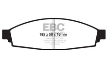 Cargar imagen en el visor de la galería, EBC 03-06 Lincoln Aviator 4.6 Yellowstuff Front Brake Pads