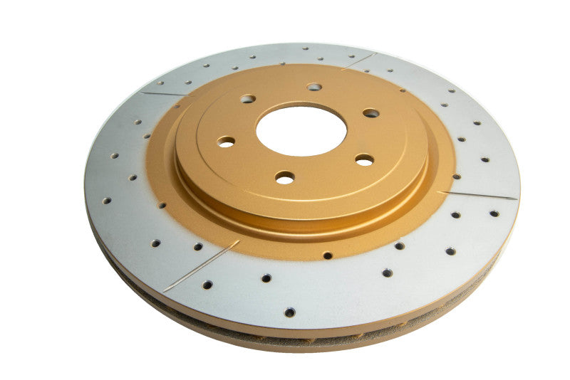 DBA 08-12 Nissan Pathfinder 5.6L Rotor delantero perforado y ranurado Street Series