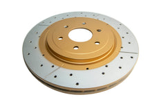 Cargar imagen en el visor de la galería, DBA 08-12 Nissan Pathfinder 5.6L Rotor delantero perforado y ranurado Street Series