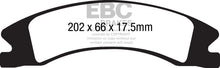 Cargar imagen en el visor de la galería, EBC 15+ Cadillac Escalade Ext/Esv 6.2 2WD Ultimax2 Front Brake Pads
