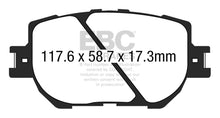 Cargar imagen en el visor de la galería, EBC 14+ Lexus IS250 2.5 Greenstuff Front Brake Pads