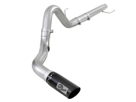 aFe Atlas 4 pulgadas de acero aluminizado DPF-Back Exh 18-19 Ford F-150 V6-3.0L (td) con punta negra