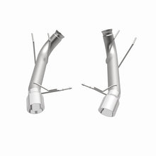 Cargar imagen en el visor de la galería, MagnaFlow 13 Ford Mustang Dual Split Rear Exit Stainless Axle-Back Cat Back Exhaust (Competition)