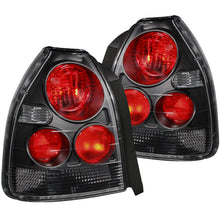 Cargar imagen en el visor de la galería, ANZO 1996-2000 Honda Civic luces traseras negras