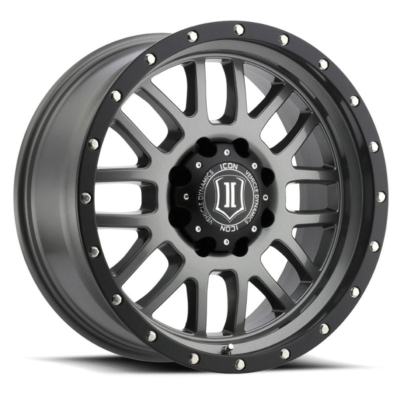 Rueda ICON Alpha 20x9 5x150 16mm Offset 5.625in BS Gunmetal