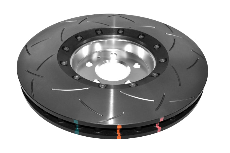 DBA 14-17 Audi A8 Quattro 4.0L 5000 Rotor de ranura T3 de sombrero plateado de 2 piezas completamente ensamblado 380 mm x 36 mm