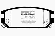 Cargar imagen en el visor de la galería, EBC 94-95 Eagle Talon 2.0 Turbo 4WD (2nd Generation)(284mm rear rotor) Ultimax2 Rear Brake Pads
