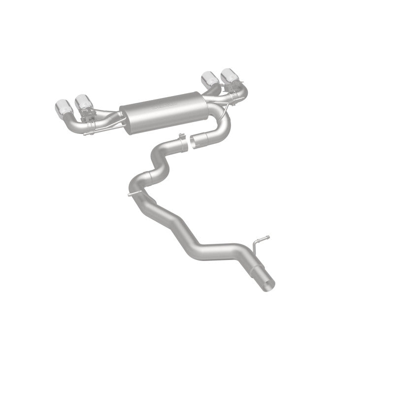 MagnaFlow Sys C/B 2015-2017 Volkswagen Golf R 3 pulgadas SS pulidas Quad Tip salida trasera dividida