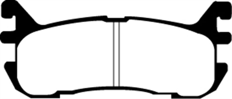 EBC 97-02 Ford Escort 2.0 Pastillas de freno traseras Greenstuff