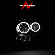 Cargar imagen en el visor de la galería, ANZO 2005-2011 Toyota Tacoma Projector Headlights w/ Halo Black