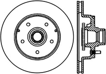 Cargar imagen en el visor de la galería, StopTech 94-96 Chevrolet Impala / 91-96 Chevrolet Caprice Cryo-Stop Right Front Slotted Rotor