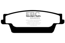 Cargar imagen en el visor de la galería, EBC 06-07 Cadillac CTS 2.8 (Sports Suspension) Ultimax2 Rear Brake Pads