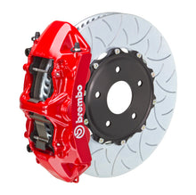 Cargar imagen en el visor de la galería, Brembo 12-16 98ster (Excl PCCB) Fr GT BBK 6Pis Cast 350x34 2pc Rotor Ranurado Tipo 3-Rojo