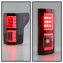 Cargar imagen en el visor de la galería, Spyder Ford F150 18-19 - Light Bar LED Tail Lights - All Black ALT-YD-FF15018-LED-BKV2