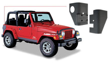 Cargar imagen en el visor de la galería, Bushwacker 97-06 Jeep Wrangler Trail Armor Esquinas traseras - Negro