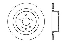 StopTech 13-17 Nissan 370Z Sport Cryo Drilled Left Rear Rotor
