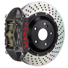 Cargar imagen en el visor de la galería, Brembo 84-87 Testarossa trasero GTS BBK 4 pistones fundidos 380x28 2 piezas rotor perforado-negro HA