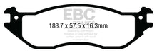 Cargar imagen en el visor de la galería, EBC 04-07 Ford Econoline E150 4.6 Pastillas de freno delanteras Yellowstuff