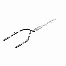 Cargar imagen en el visor de la galería, MagnaFlow SYS Cat-Back 3.5in Black Dual Split Rear Tips 10-13 Chevy Silverado / GMC Sierra 5.3L