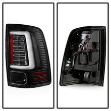 Cargar imagen en el visor de la galería, Spyder Dodge Ram 09-18 LED Tail Lights - All Black ALT-YD-DRAM09V2-LED-BKV2 (Incandescent Only)