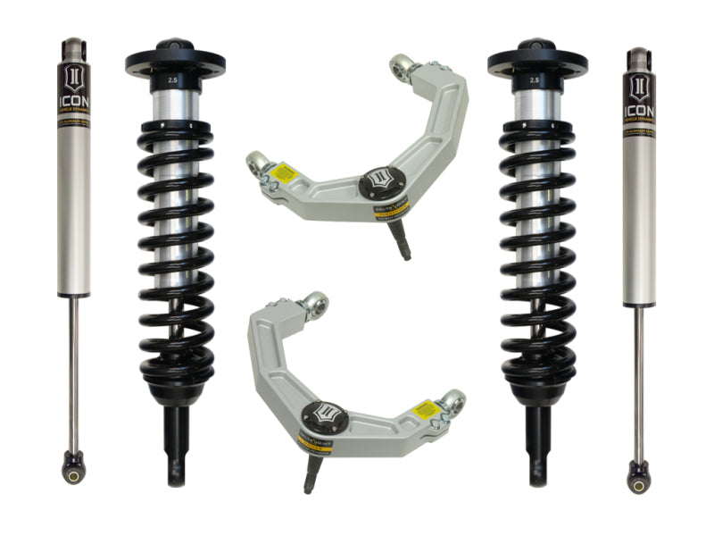 ICON 04-08 Ford F-150 2WD 0-2.63in Sistema de suspensión Etapa 2 con Billet Uca