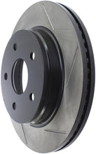 Cargar imagen en el visor de la galería, StopTech Power Slot 04-09 Dodge Durango / 02-05 Ram 1500 Front Left Slotted Rotor