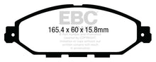 Cargar imagen en el visor de la galería, EBC 14+ Infiniti QX60 3.5 Greenstuff Front Brake Pads
